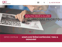 Tablet Screenshot of office-centrum.cz